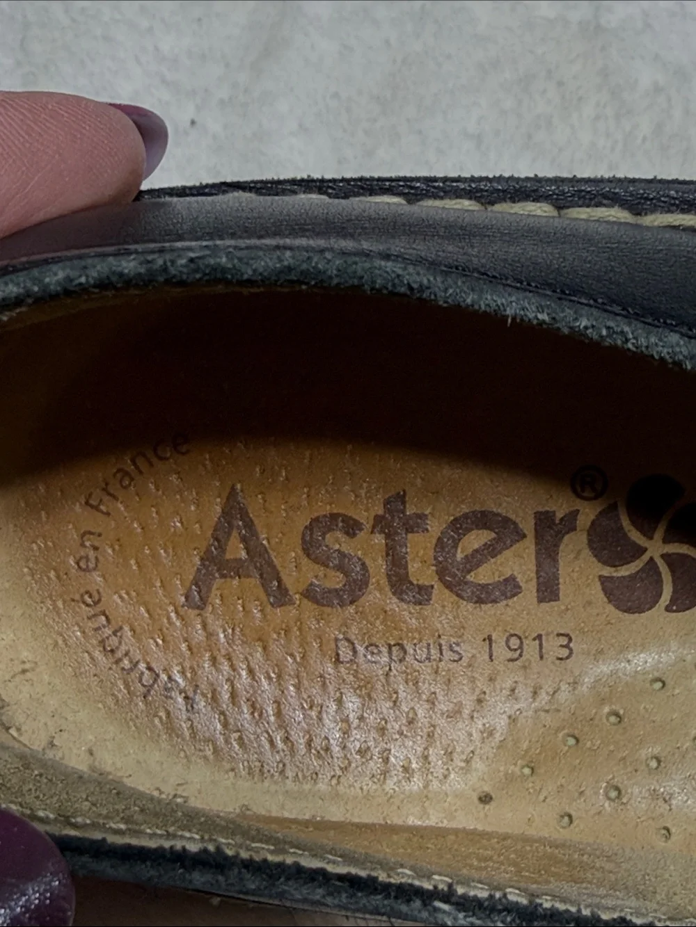 Aster Maryjane rubber sole leather flat Size 36 (us6)